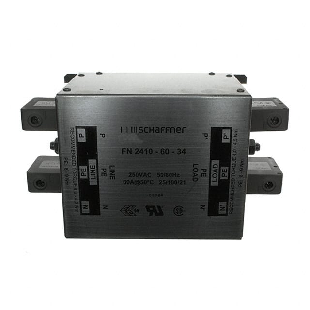 FN2410-60-34 Schaffner EMC Inc.  Power Line Filter Modules